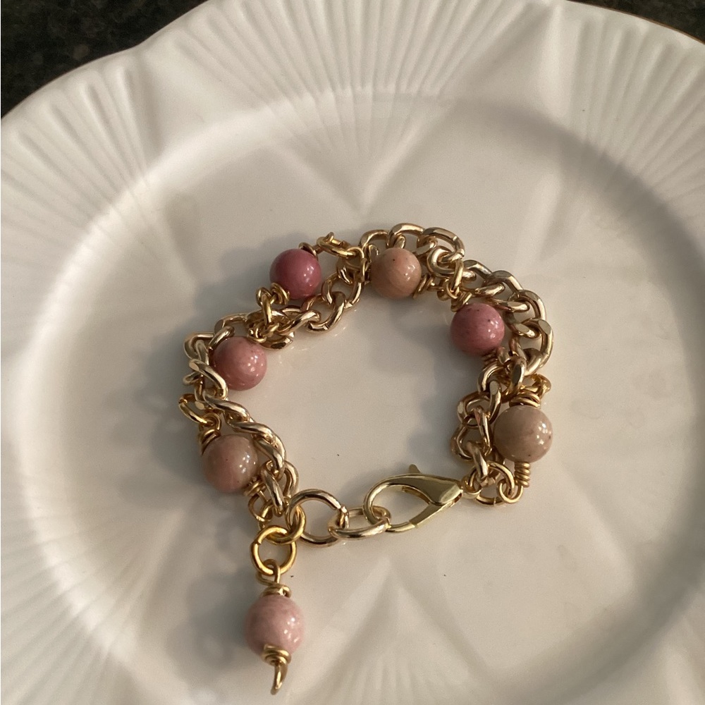 Blush Agate Bracelet